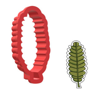 Leaf Style 6 3D Cookie Cutter