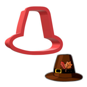 Pilgrim Hat 3D Cookie Cutter