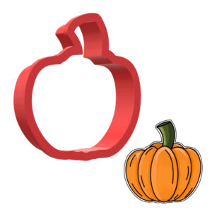 Pumpkin Style 1 3D Cookie Cutter