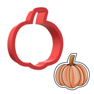 Pumpkin Style 2 3D Cookie Cutter