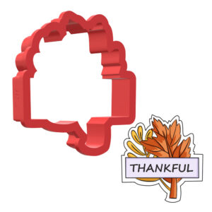 Thankful Plaque 3D Cookie Cutter