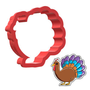Turkey 3D Cookie Cutter - STL File Digital Download