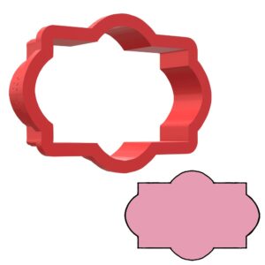 Decorative Plaque Style 1 3D Cookie Cutter - STL File Digital Download