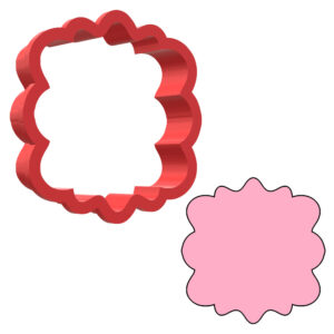 Decorative Plaque Style 3 3D Cookie Cutter - STL File Digital Download