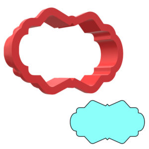 Decorative Plaque Style 7 3D Cookie Cutter