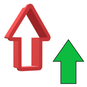 Arrow 3D Cookie Cutter - STL File Digital Download