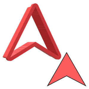 Pointed Arrow 3D Cookie Cutter - STL File Digital Download