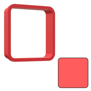 Rounded Square 3D Cookie Cutter - STL File Digital Download