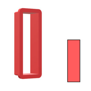 Extra Skinny Rectangle 3D Cookie Cutter - STL File Digital Download