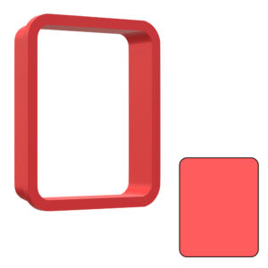 Extra Wide Rounded Rectangle 3D Cookie Cutter - STL File Digital Download