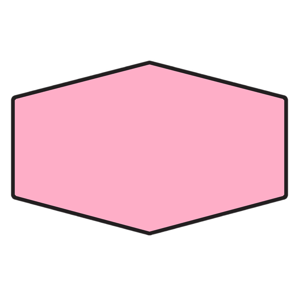 long-hexagon-plaque-3d-cookie-cutter-pl1015