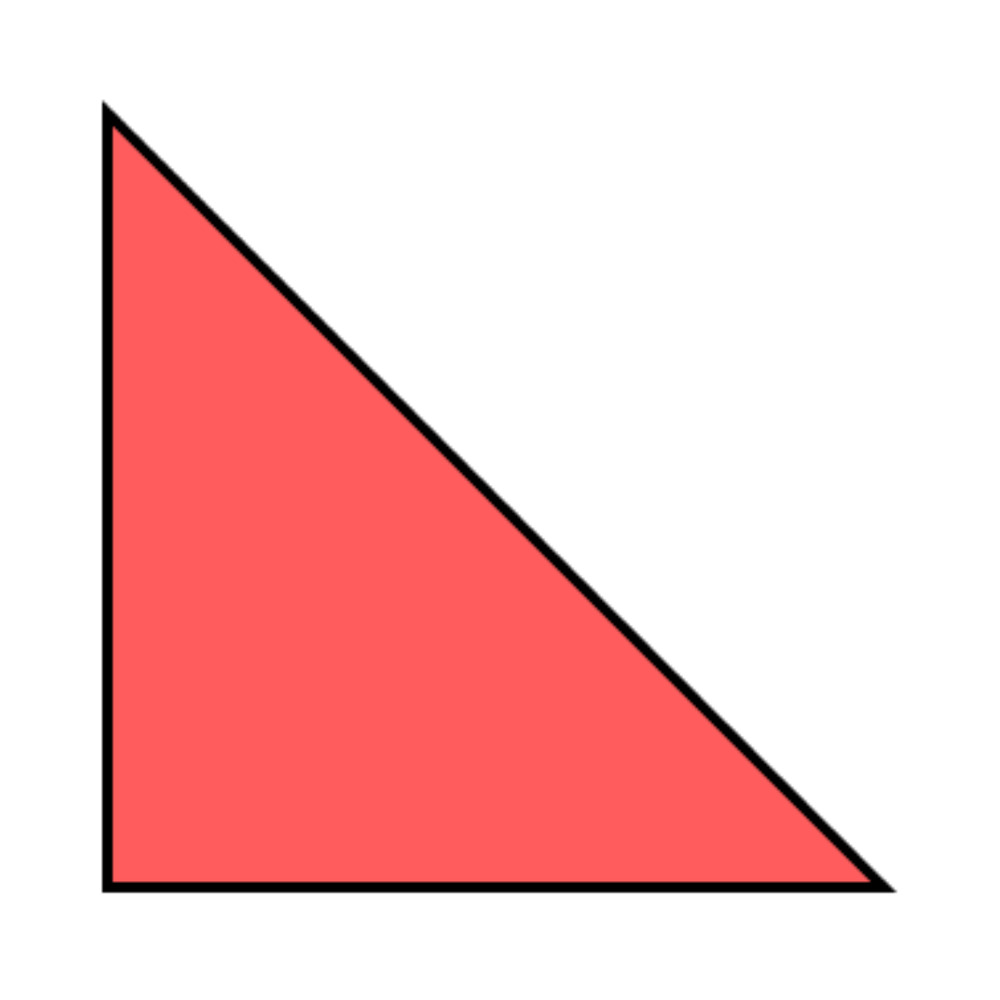 right-triangle-white-background-3d-cookie-cutter-sh1037