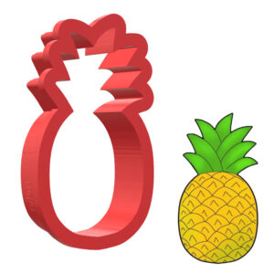 Pineapple 3D Cookie Cutter