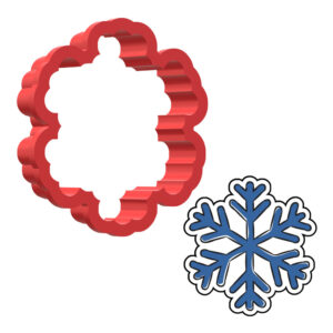 Snowflake 3D Cookie Cutter - STL File Digital Download