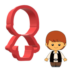 Han Solo Mini Star Wars 3D Cookie Cutter
