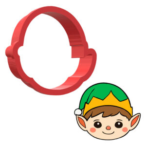 Boy Elf Head 3D Cookie Cutter - STL File Digital Download
