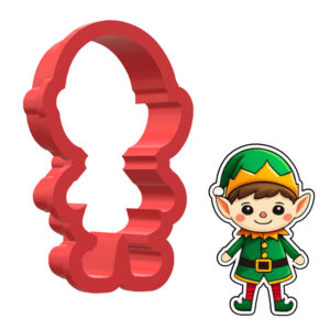 Boy Elf 3D Cookie Cutter - STL File Digital Download