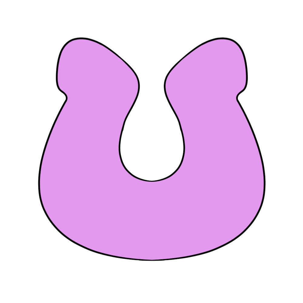 marshmallow-horseshoe-charm-white-background-3d-cookie-cutter-spd1012