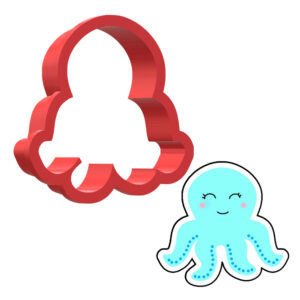 Octopus 3D Cookie Cutter - STL File Digital Download
