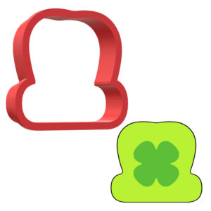 Marshmallow Hat Charm 3D Cookie Cutter - STL File Digital Download