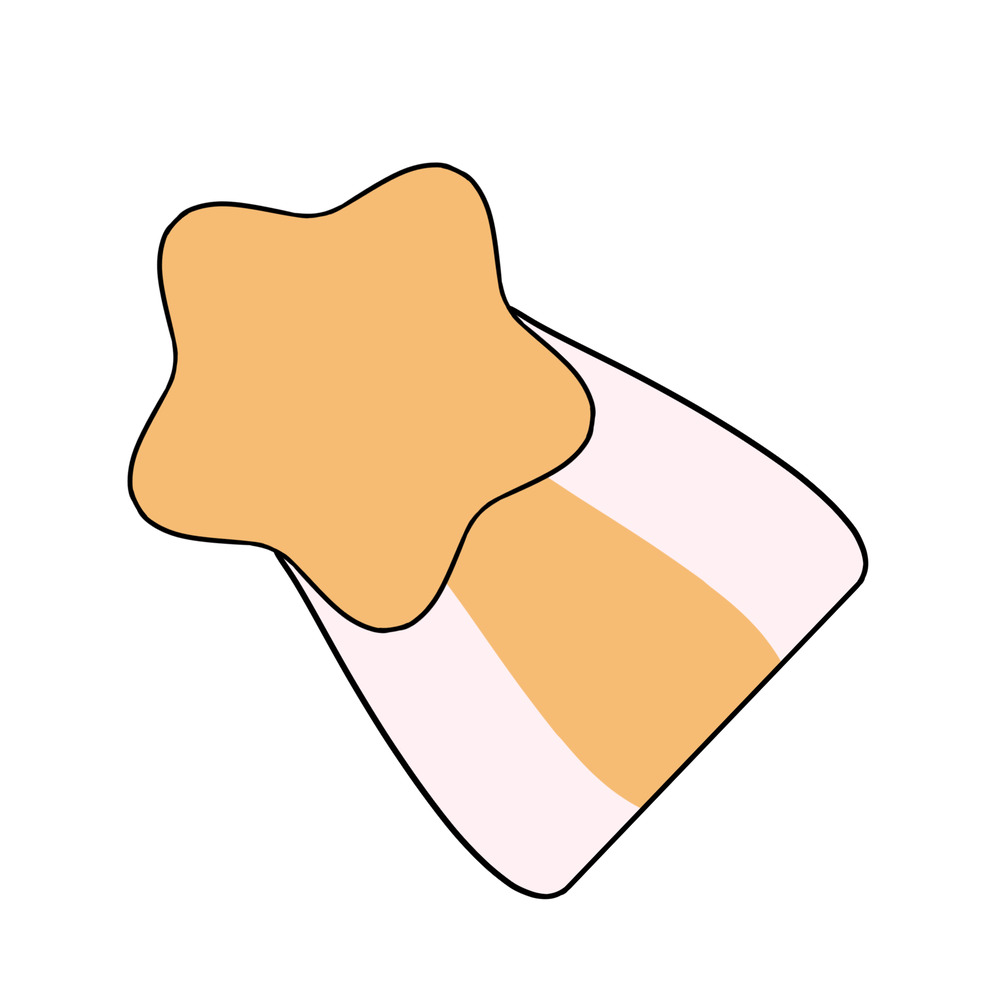 marshmallow-shooting-star-charm-white-background-3d-cookie-cutter-spd1016