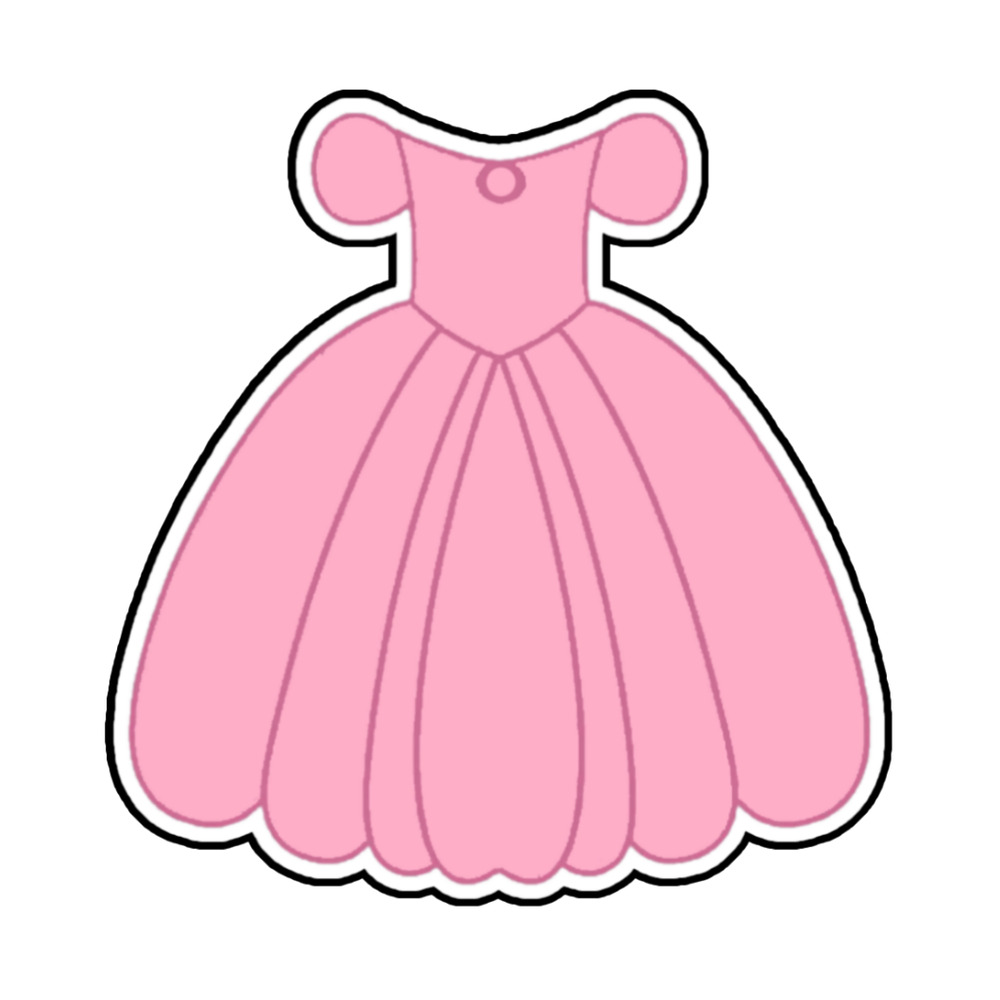 pink-dress-3d-cookie-cutter-wc1003