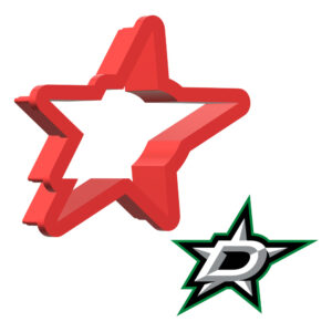 Dallas Stars Logo 3D Cookie Cutter - STL File Digital Download