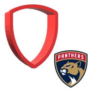 Florida Panthers Logo 3D Cookie Cutter - STL File Digital Download
