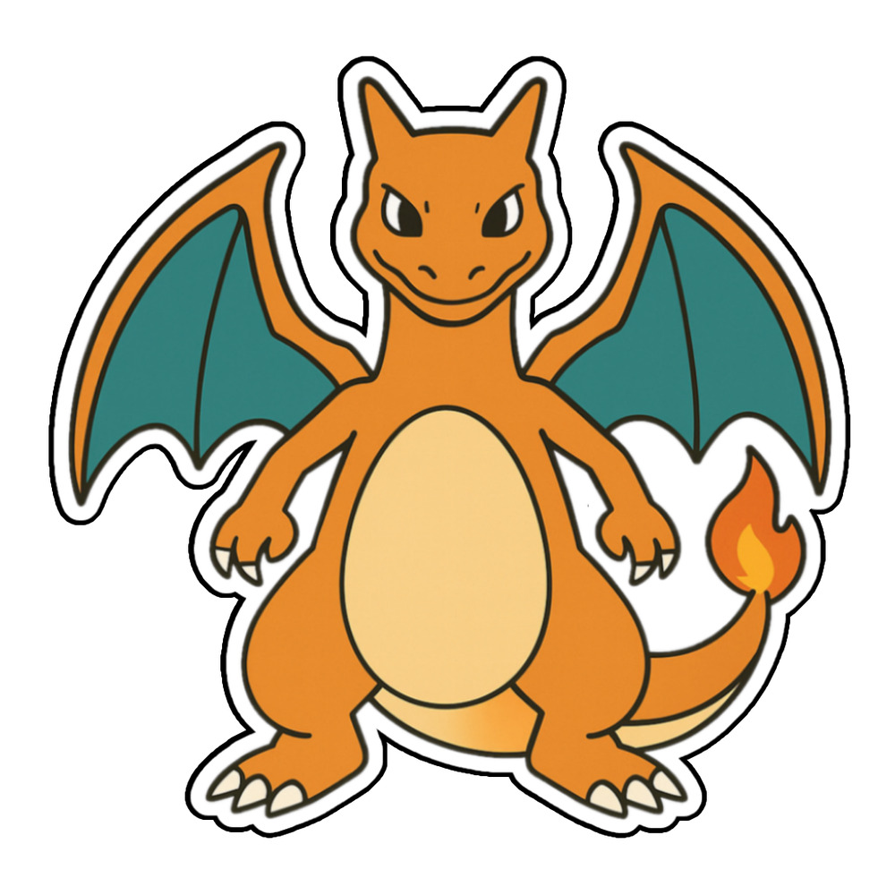 charizard-2-whtie-background-3d-cookie-cutter-mo1112