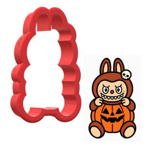 Labubu Pumpkin 3D Cookie Cutter - STL File Digital Download