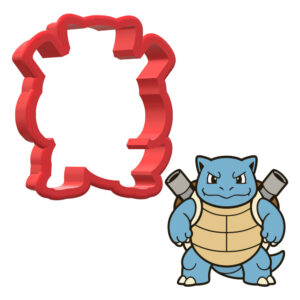 Blastoise 2 3D Cookie Cutter - STL File Digital Download