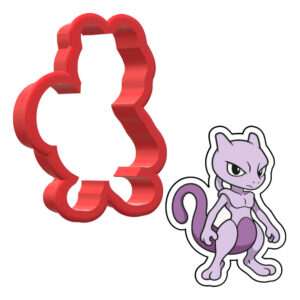 Baby Mewtwo 3D Cookie Cutter
