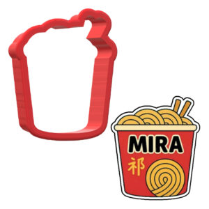 Kpop Demon Hunter Ramen Noodles 3D Cookie Cutter - STL File Digital Download