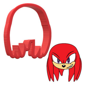 Knuckles Head 3D Cookie Cutter - STL File Digital Download