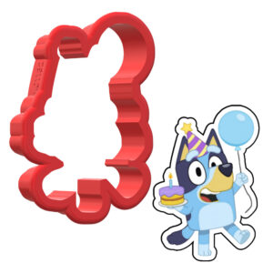 Bluey Birthday 3D Cookie Cutter
