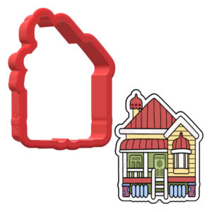 Bluey House 3D Cookie Cutter