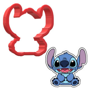 Stitch Sitting 3D Cookie Cutter