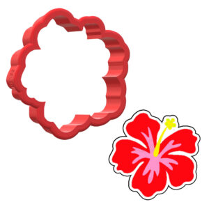 Hawaiian Flower 3D Cookie Cutter